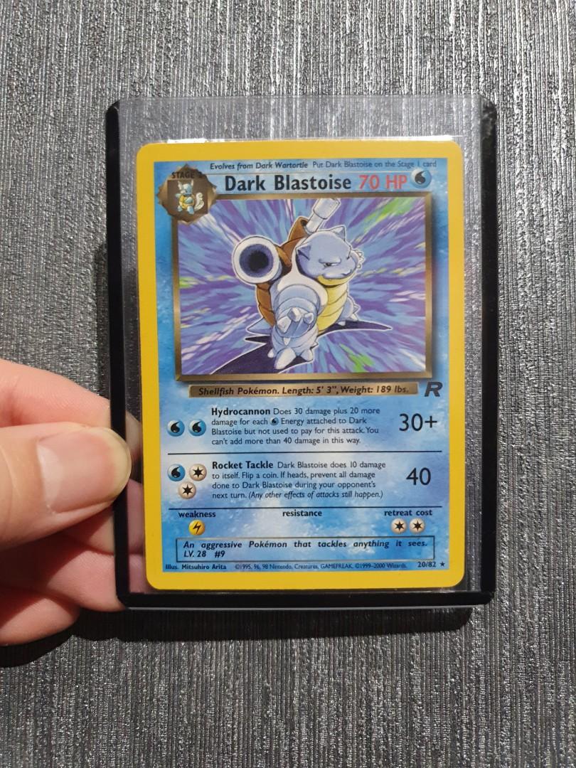 Pokemon TCG Team Rocket Dark Blastoise Rare Card, Hobbies & Toys, Toys &  Games on Carousell