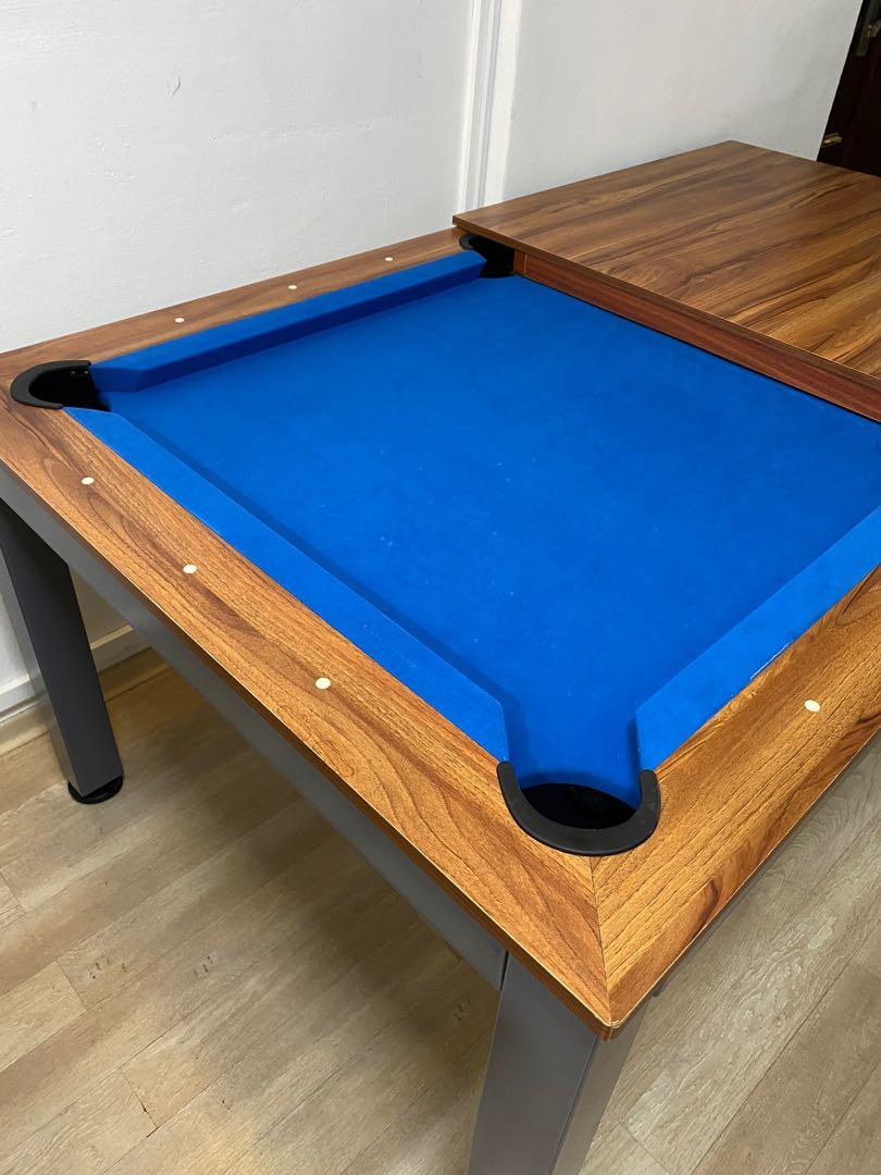 Pool table with dining table top 6 feet, Furniture & Home Living, Home