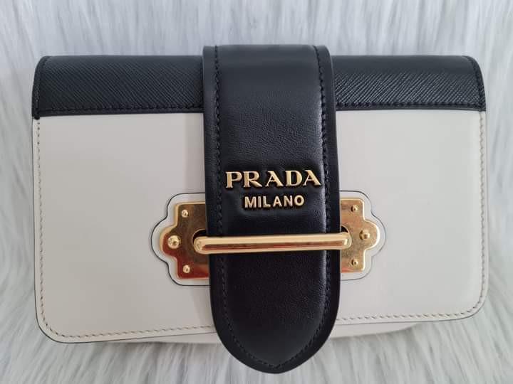 Prada Cahier Belt Chain Bag