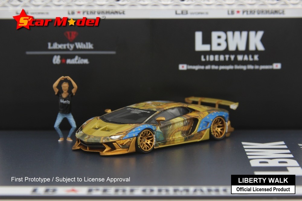 Pre order 預訂 Star Model 1:64 Liberty Walk Aventador LP700-4 大牛，LBWK 2.0 ...