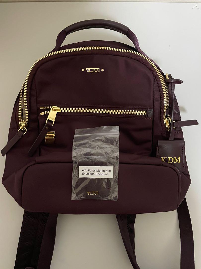 tumi backpack monogram