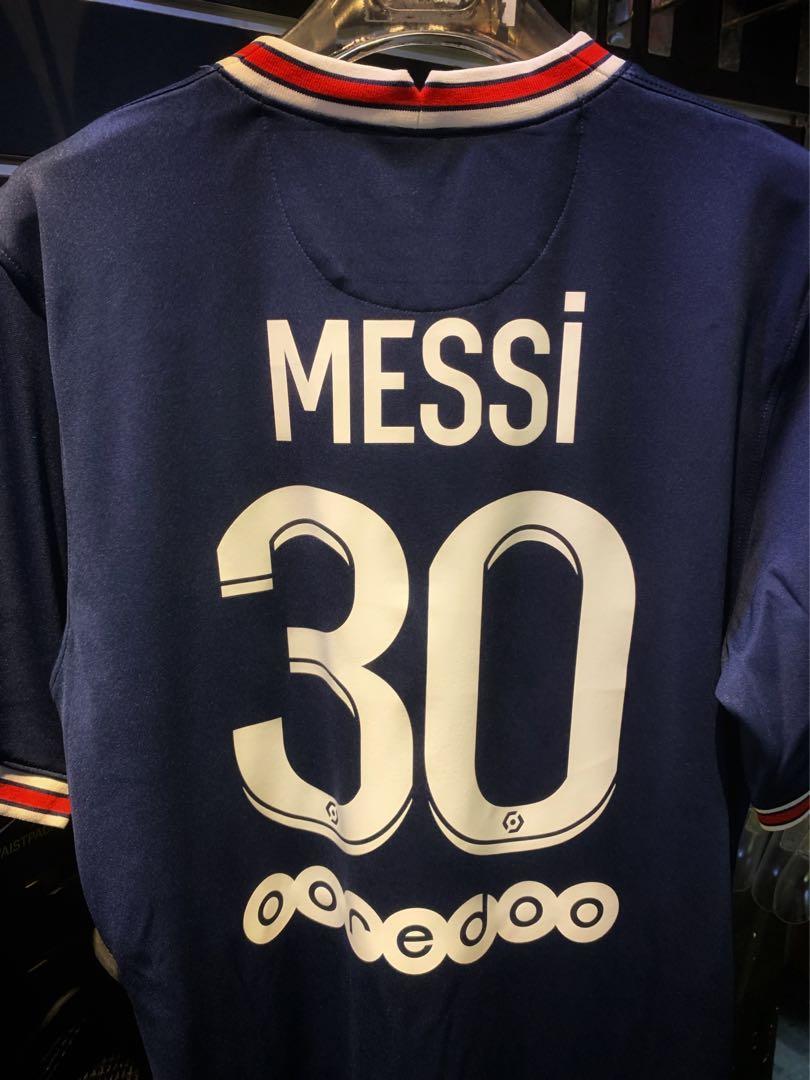 Psg Kit 21/22 ( Messi Nameset), Men's Fashion, Activewear on Carousell