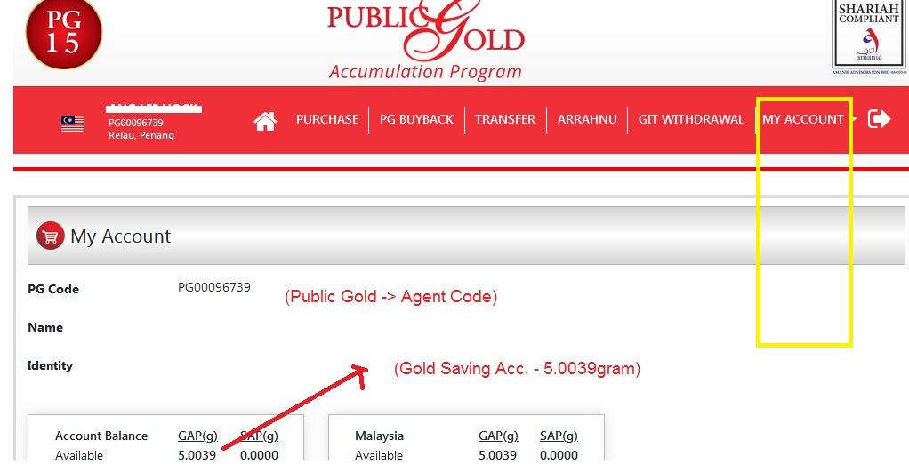 Public Gold - Gold Saving Account (Category: Others) located in Georgetown. Submitted by ricky_ang88 (Listing ID 1135840129, Image 3). Description: Public Gold - Gold Saving Account - Min Rm100, can start do saving Gold - Saving Gold, Long term Investment - Can fight for Inflation. value of money keep depreciate problem - can take out the Physical Gold anytime - Public Gold, got many branches on Malaysia. Can search online for more info. If u int