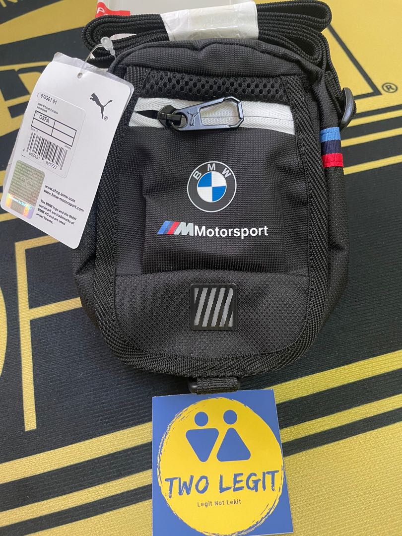 Puma BMW Small Portable Bag In Black Men s Fashion Bags Sling