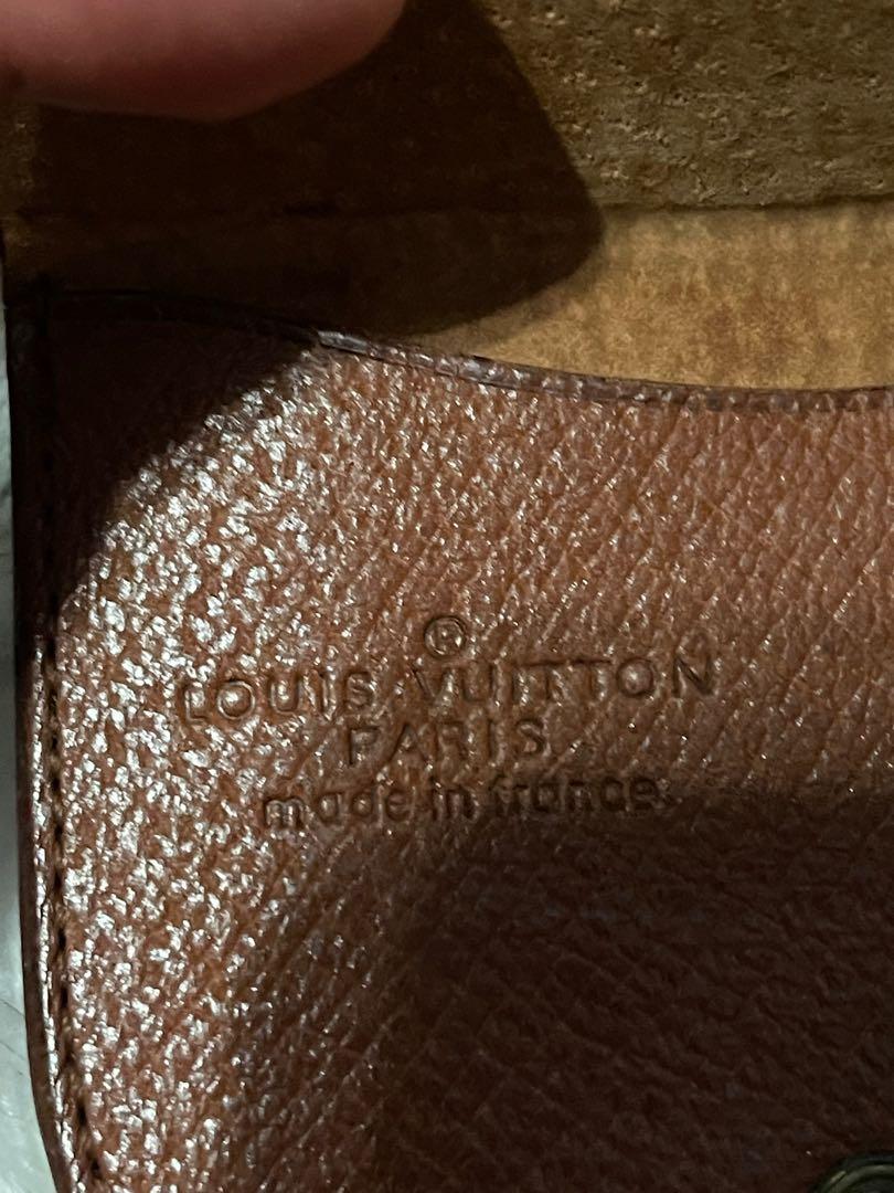 Louis Vuitton, Bags, Authentic Vintage Louis Vuitton Monogram Leather Half  Circle Coin Pouch Case