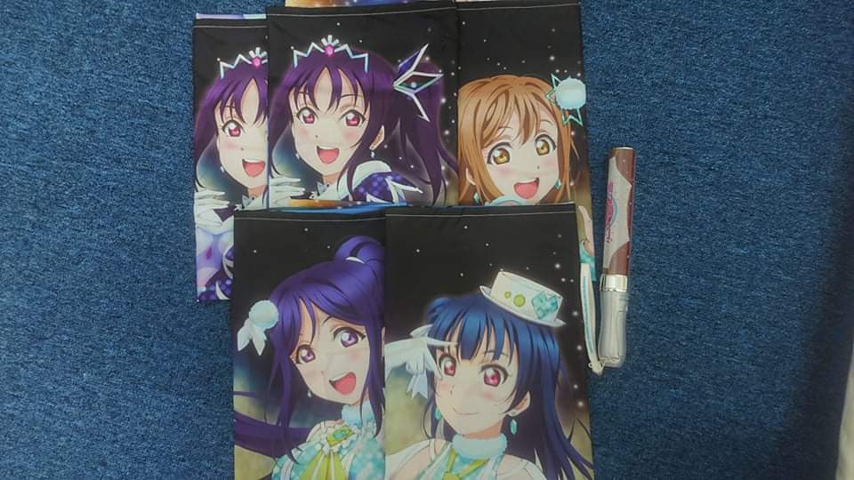 Saint Aqours Snow Individual Cloth Thin Tapestry Hobbies Toys Collectibles Memorabilia J Pop On Carousell