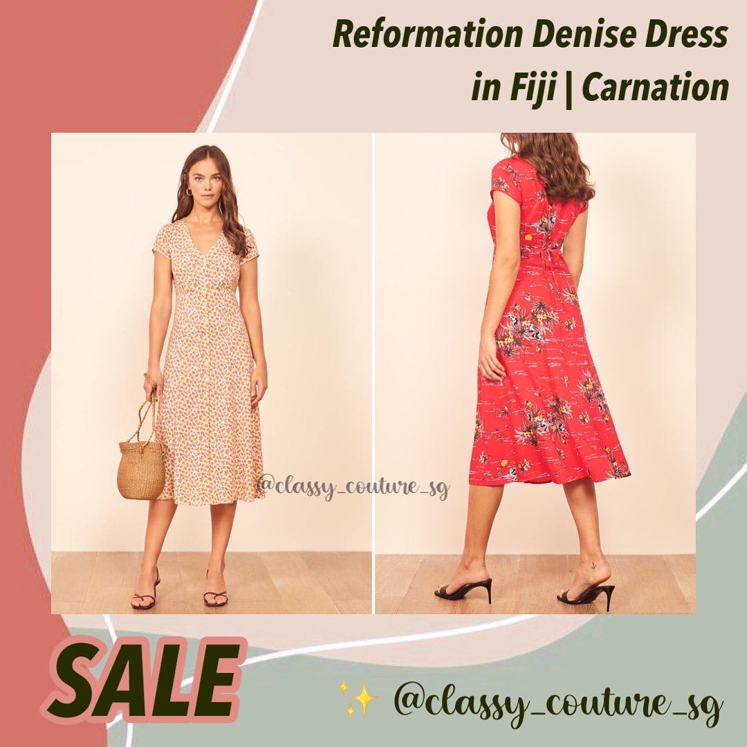 Reformation denise dress top