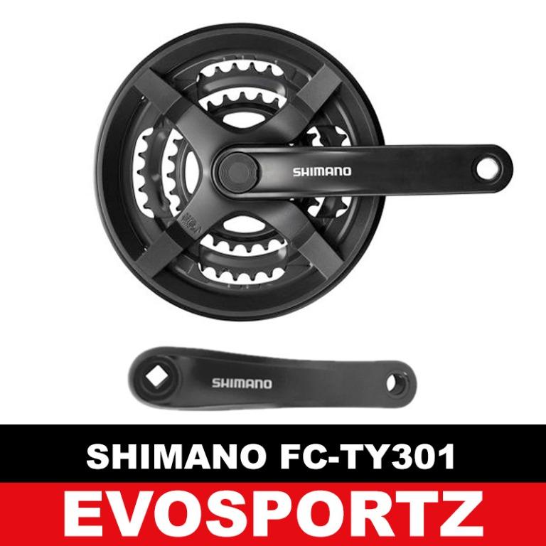 Shimano FC TY 301 Crankset MTB Bicycle Tourney Crank