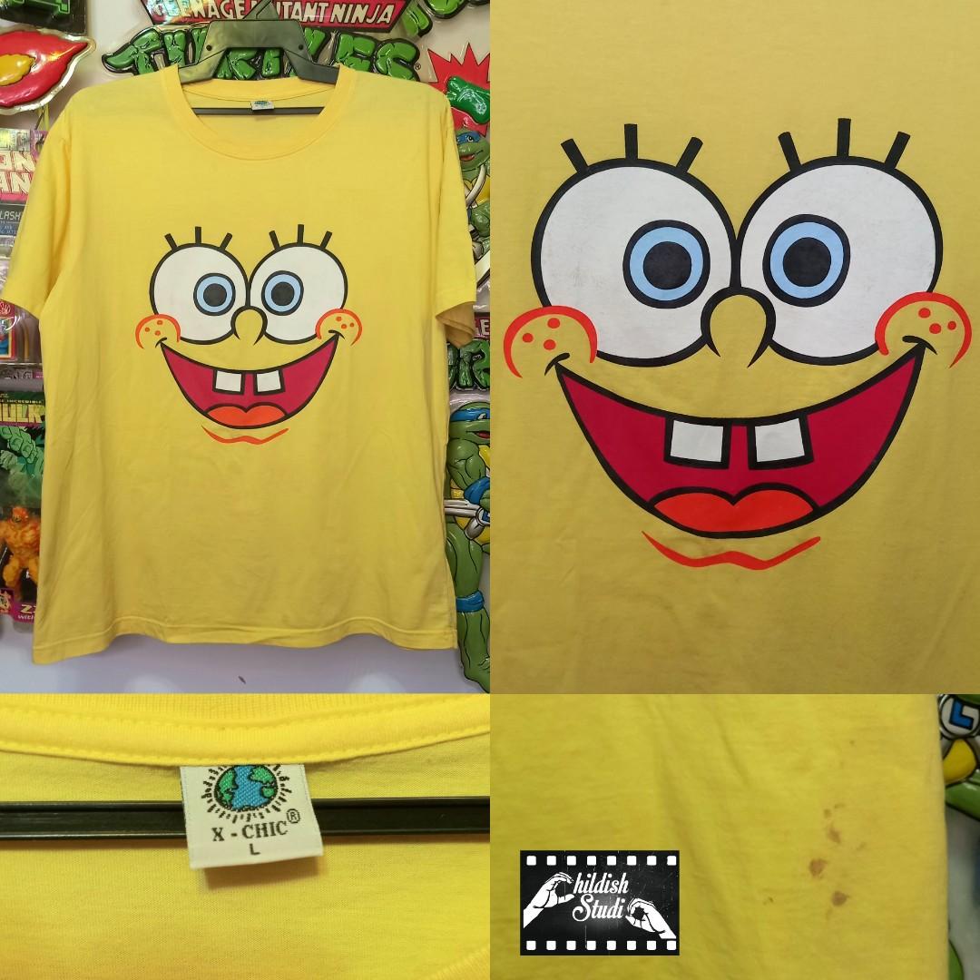 SPONGEBOB Fan Made Tshirt, Men's Fashion, Tops & Sets, Tshirts & Polo