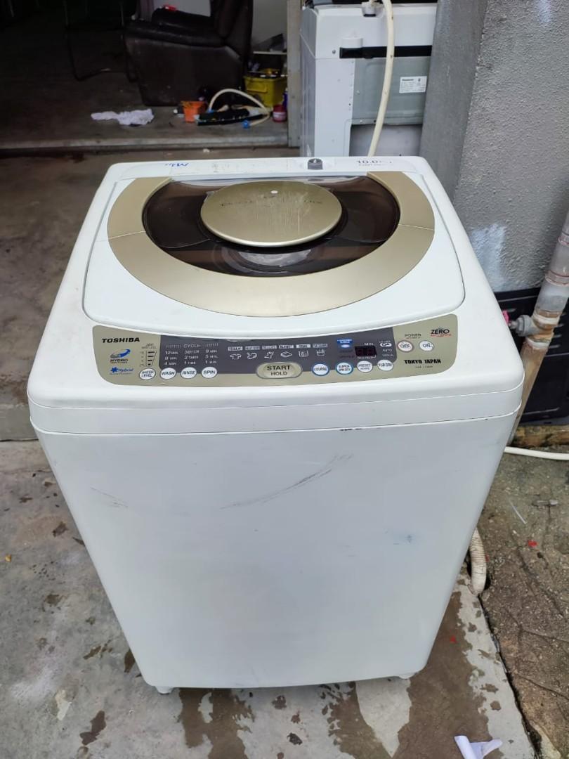 Toshiba washing machine 10kg, TV & Home Appliances, Washing Machines