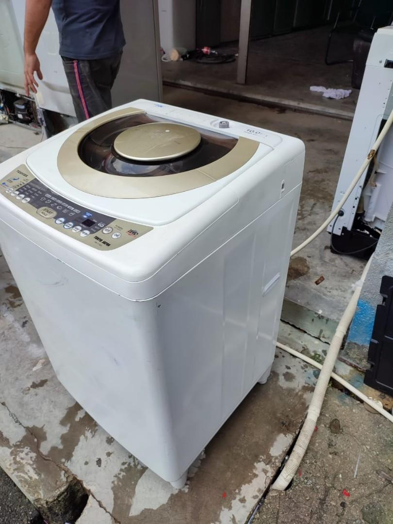 Toshiba washing machine 10kg, TV & Home Appliances, Washing Machines