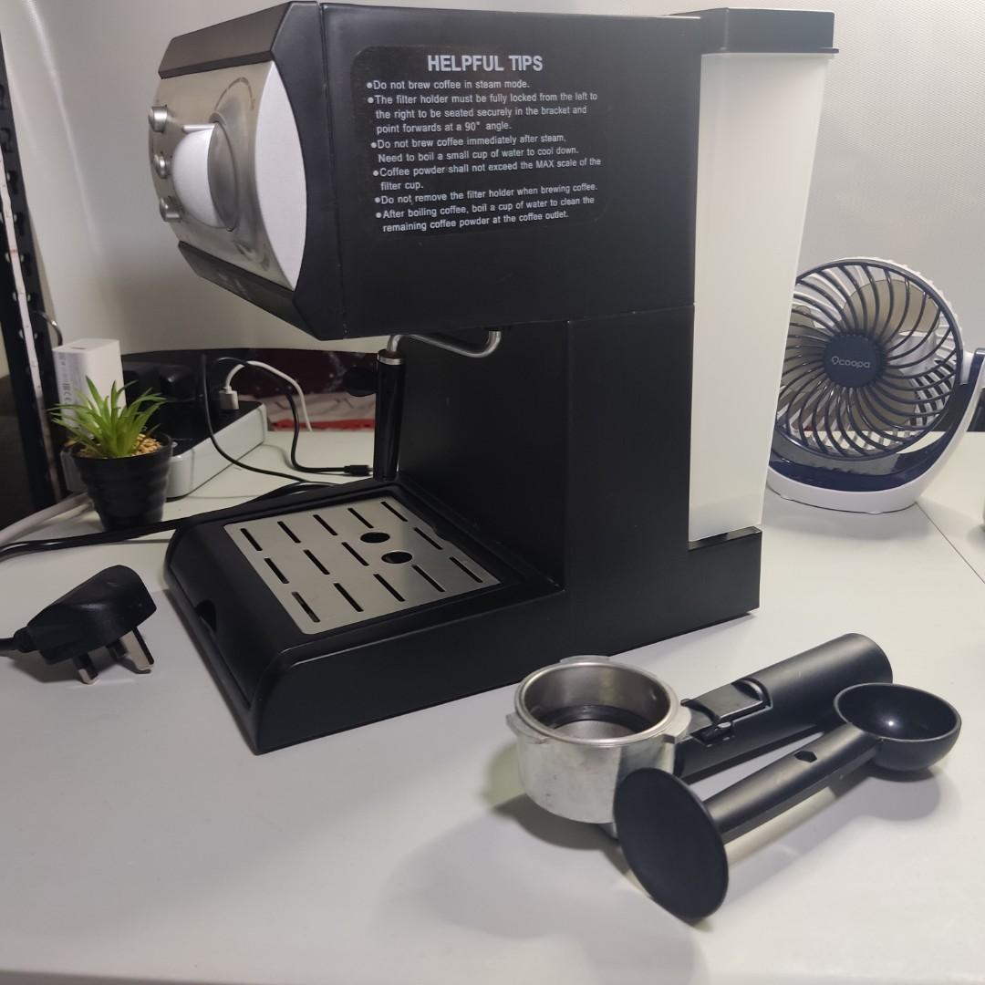 Traditional Pump Espresso Coffee Machine with Milk Steamer, HOMEVER 15