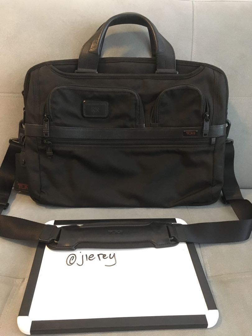 Tumi Alpha 2 Expandable T Pass Laptop Briefcase Bag Men S Fashion Bags Briefcases On Carousell