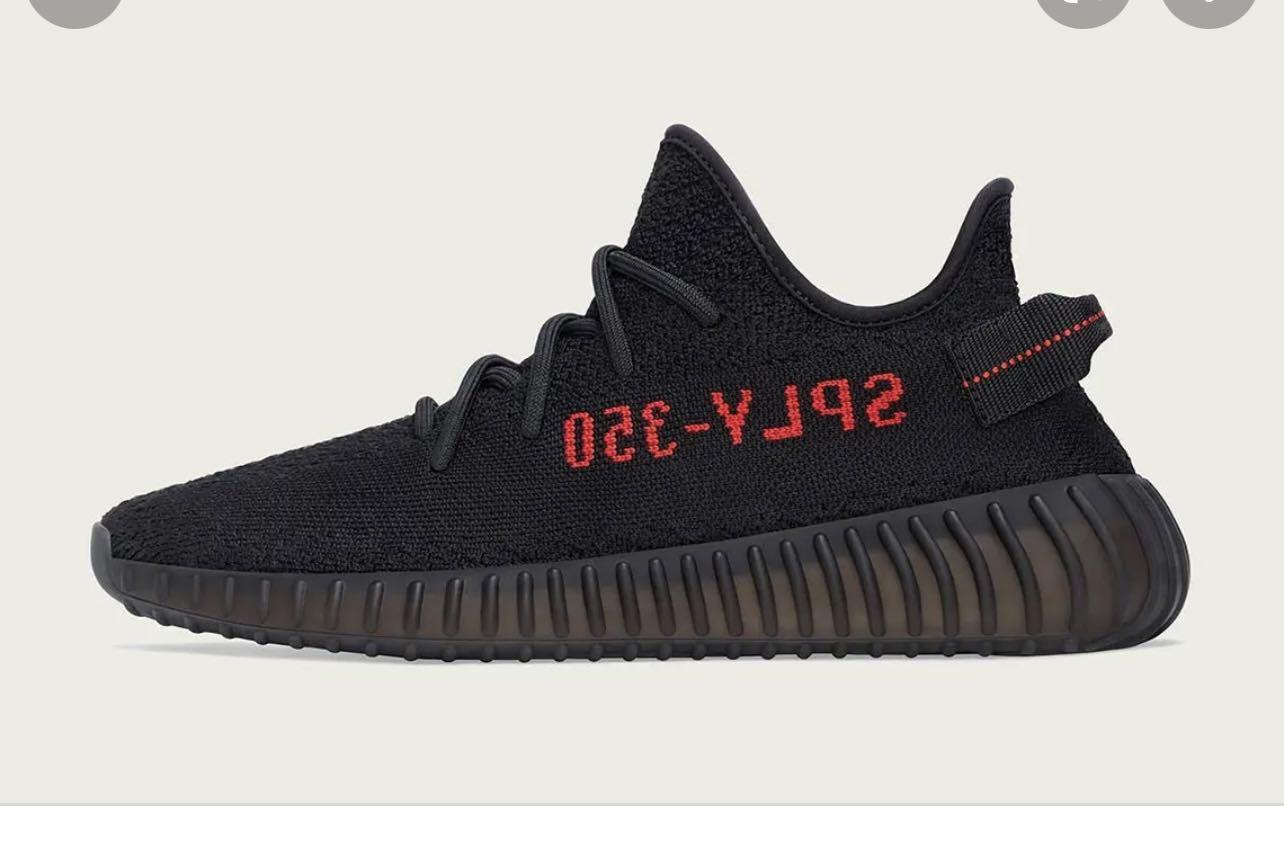 Adidas yeezy boost top 35 black and red