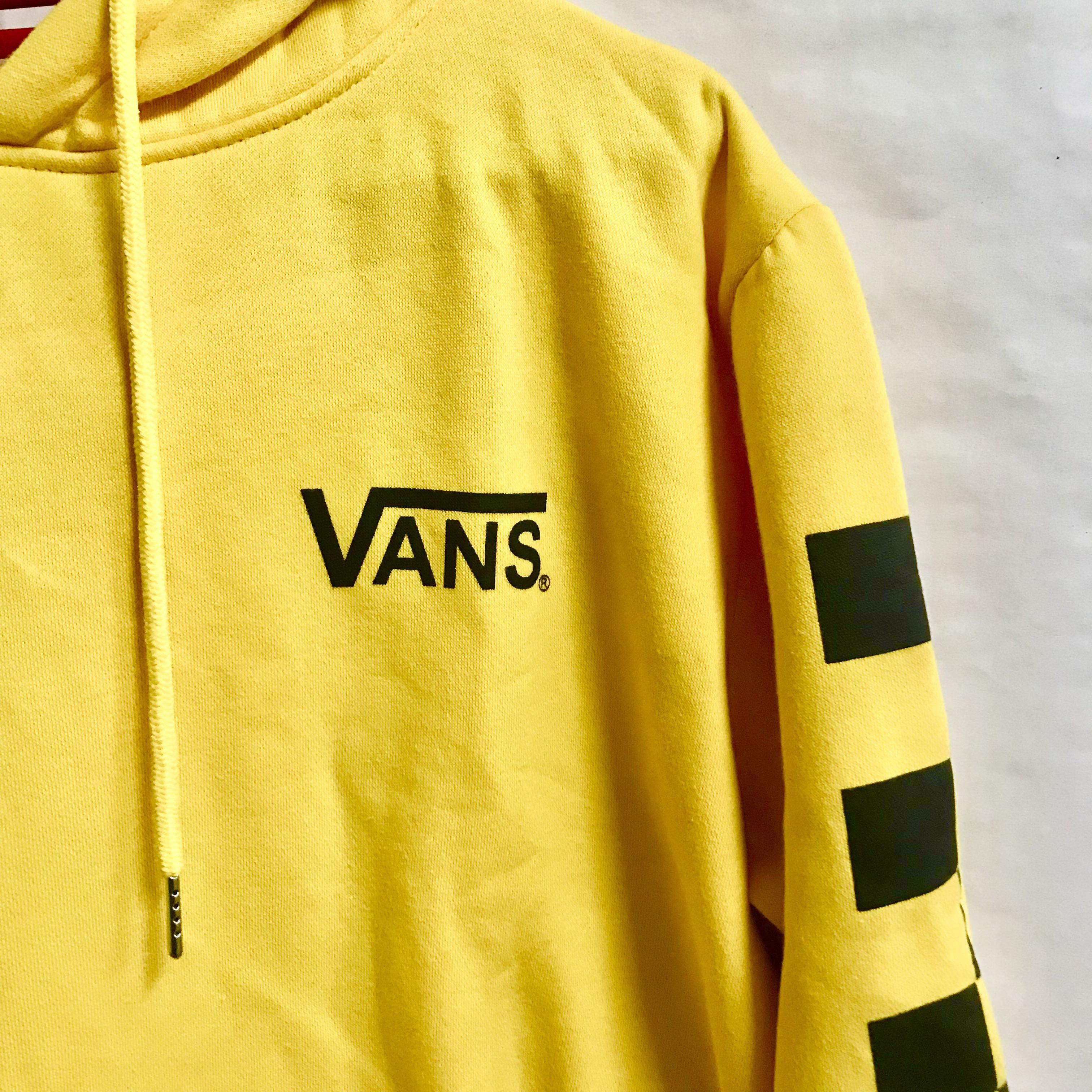 Yellow checkerboard sales vans jacket