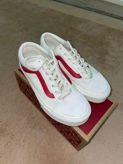 vans marshmallow red