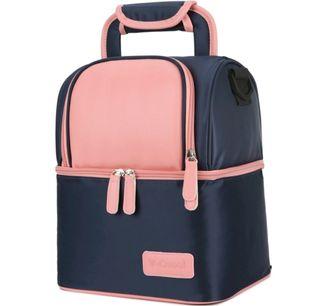Vcoool pump insulated bag pink dark blue