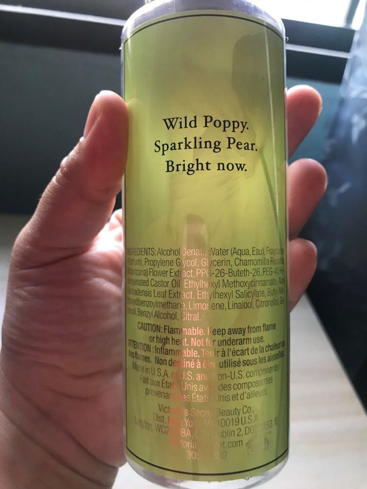 Victoria’s Secret Electric Poppy Body Mist 250ml, Beauty & Personal