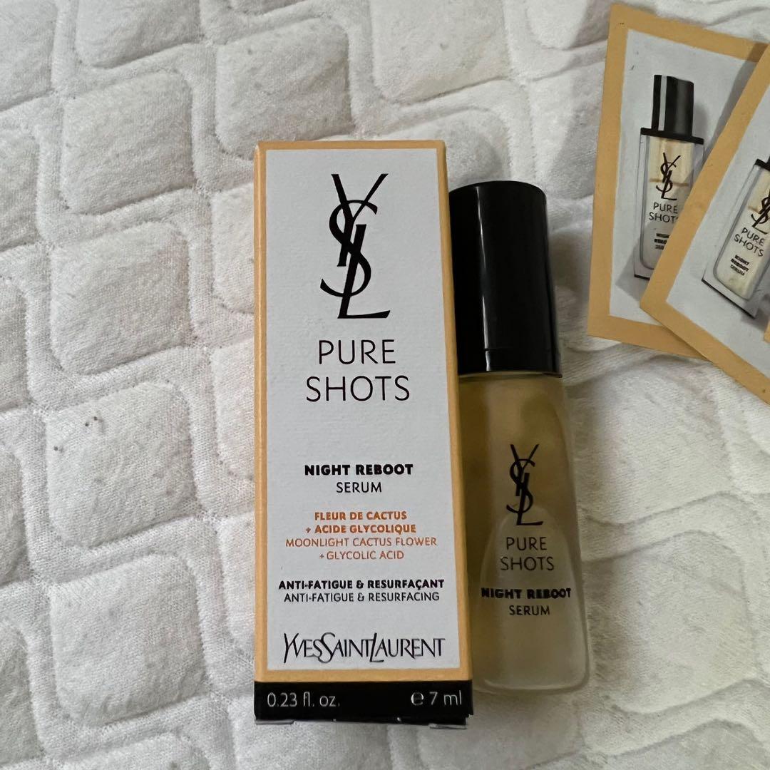 YSL Pure Shots Night Reboot Serum, Beauty & Personal Care, Face, Face