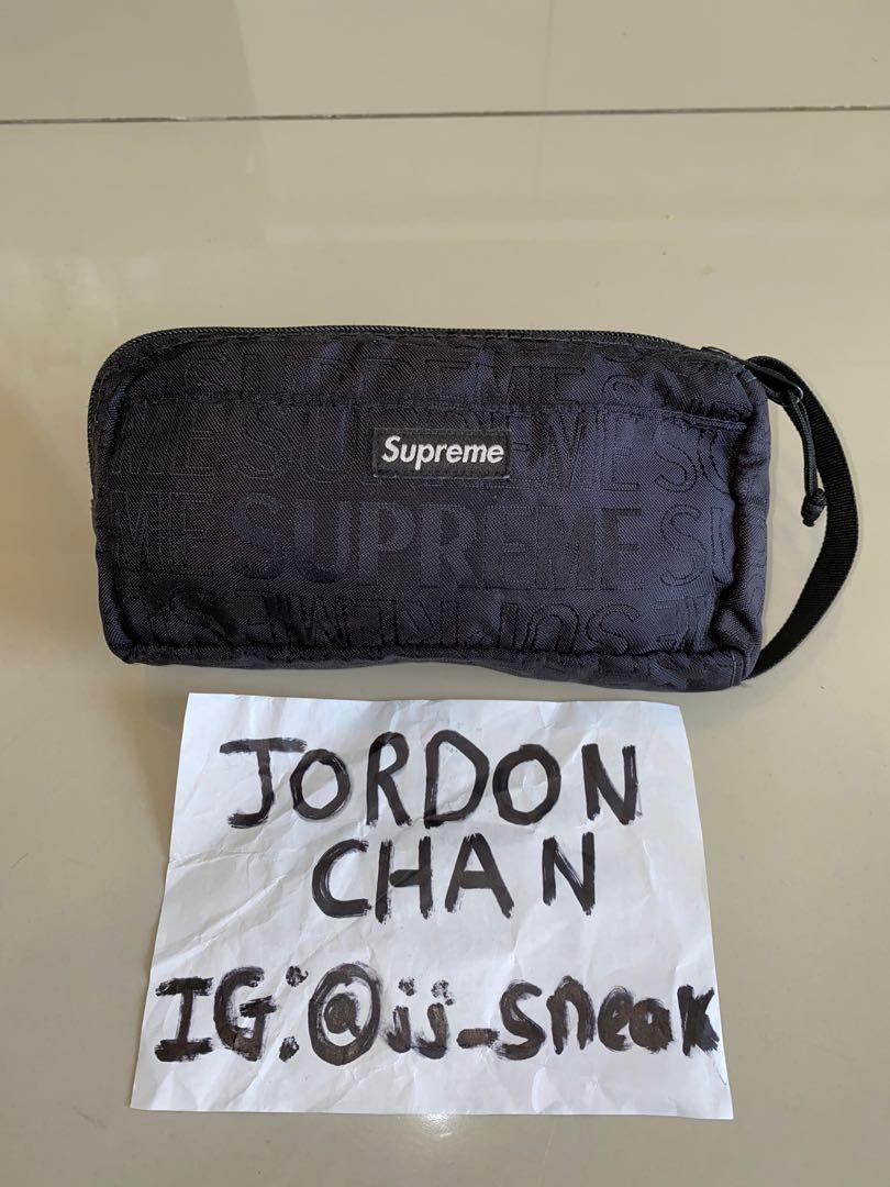 100 Legit Supreme Organizer Pouch Black SS19