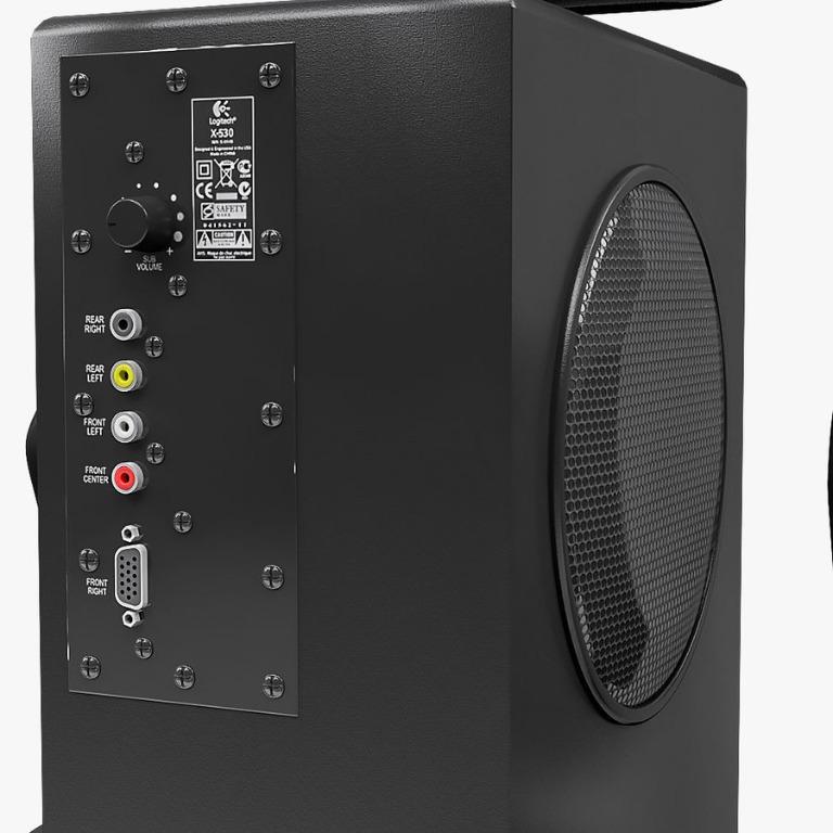 100 Working Logitech X 530 5.1 Surround Speaker System CHEAP