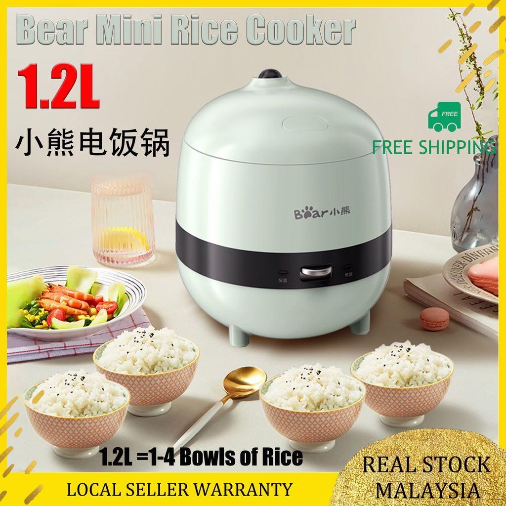 1.2L Bear Mini Rice Cooker, Kitchen & Appliances on Carousell