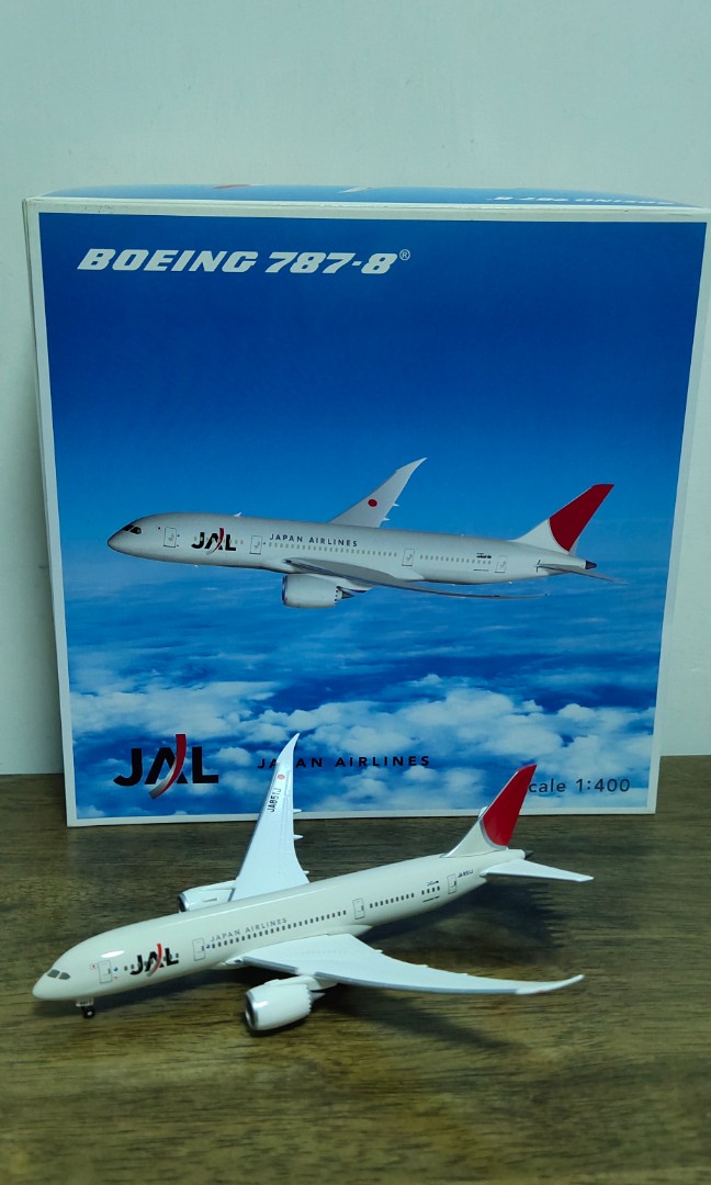 1/400 1:400 JAL Japan Airlines B787-8 JA851J 日本航空飛機模型 