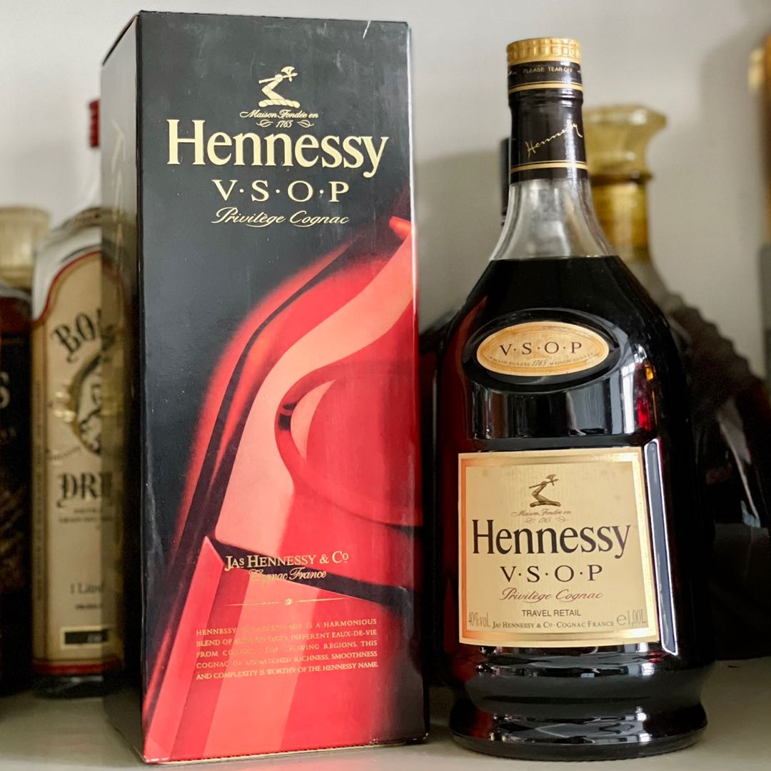 0216 Hennessy VSOP 1L 箱あり（1L Hennessy VSOP Cognac not XO