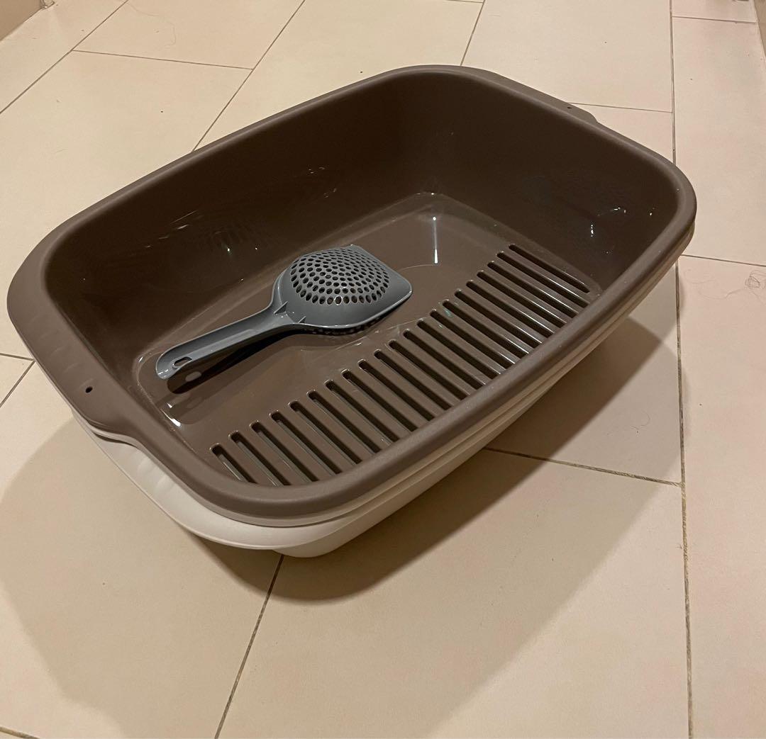 3 layer cat litter box