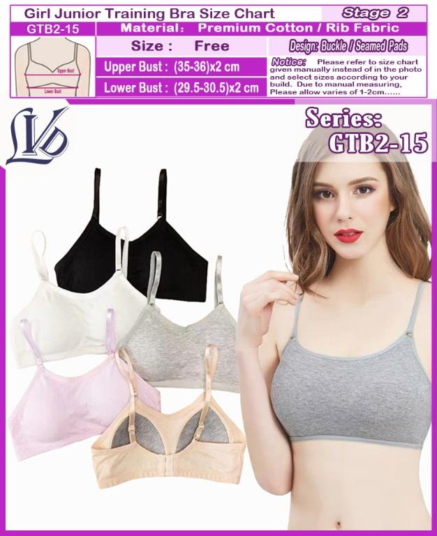 4pcs per Set 💓 Junior Training Girls Bras 💓 Starter Bras for Young and  Little Girls 💓 Local Seller 💓 Fast Shipping, Women's Fashion, New  Undergarments & Loungewear on Carousell