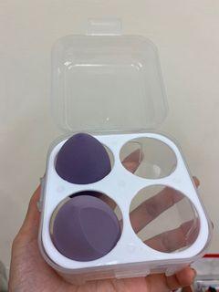 紫色美妝蛋 兩入 附盒