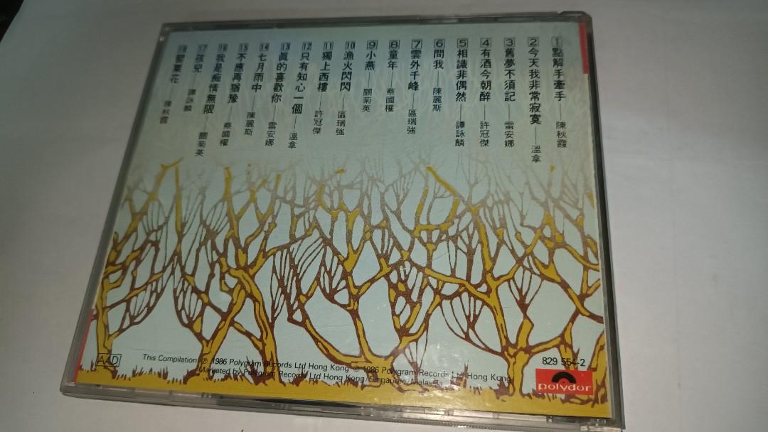 寶麗金難忘的回憶T113 01 銀圈版CD 蔡國權許冠傑譚詠麟關菊英雷安娜區