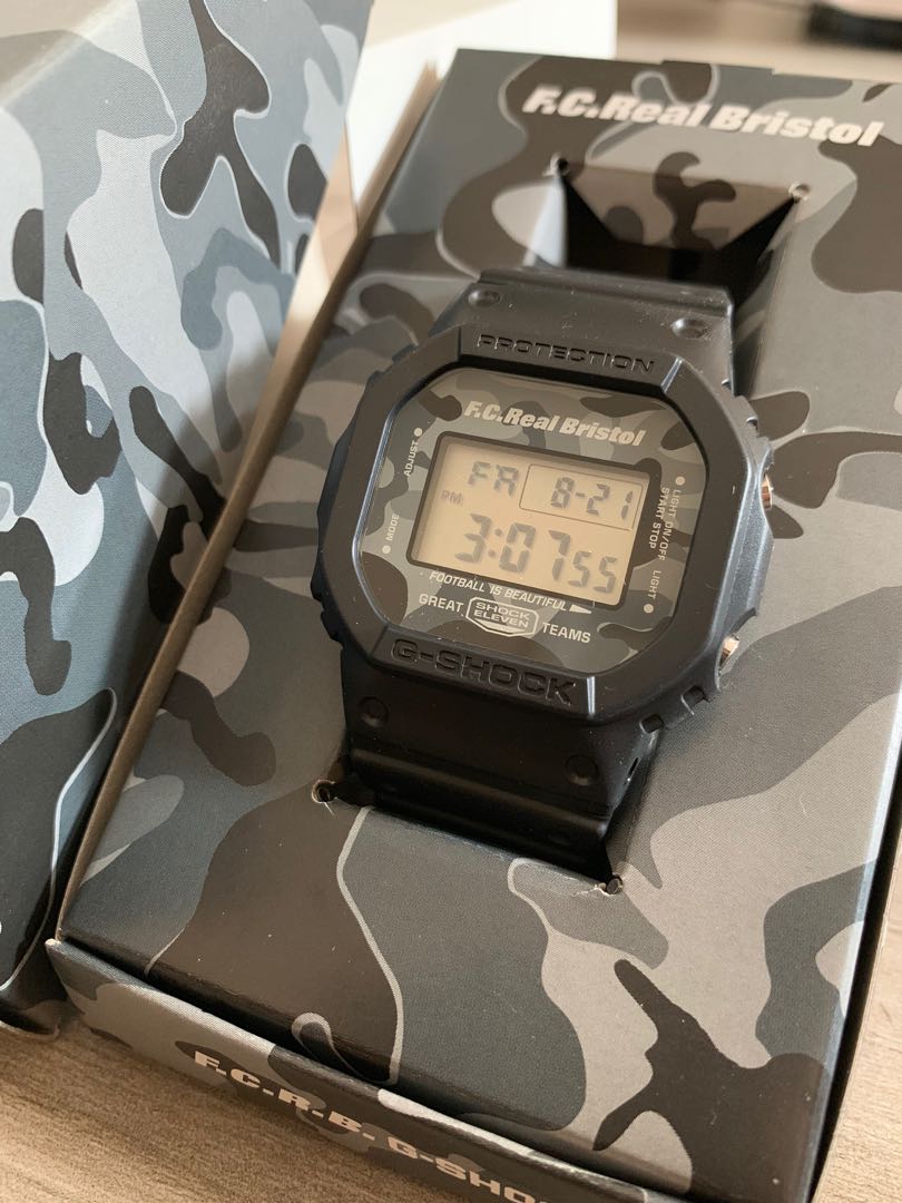 罕有全新Casio G-Shock x FCRB sophnet dw5600 watch 手錶Camo