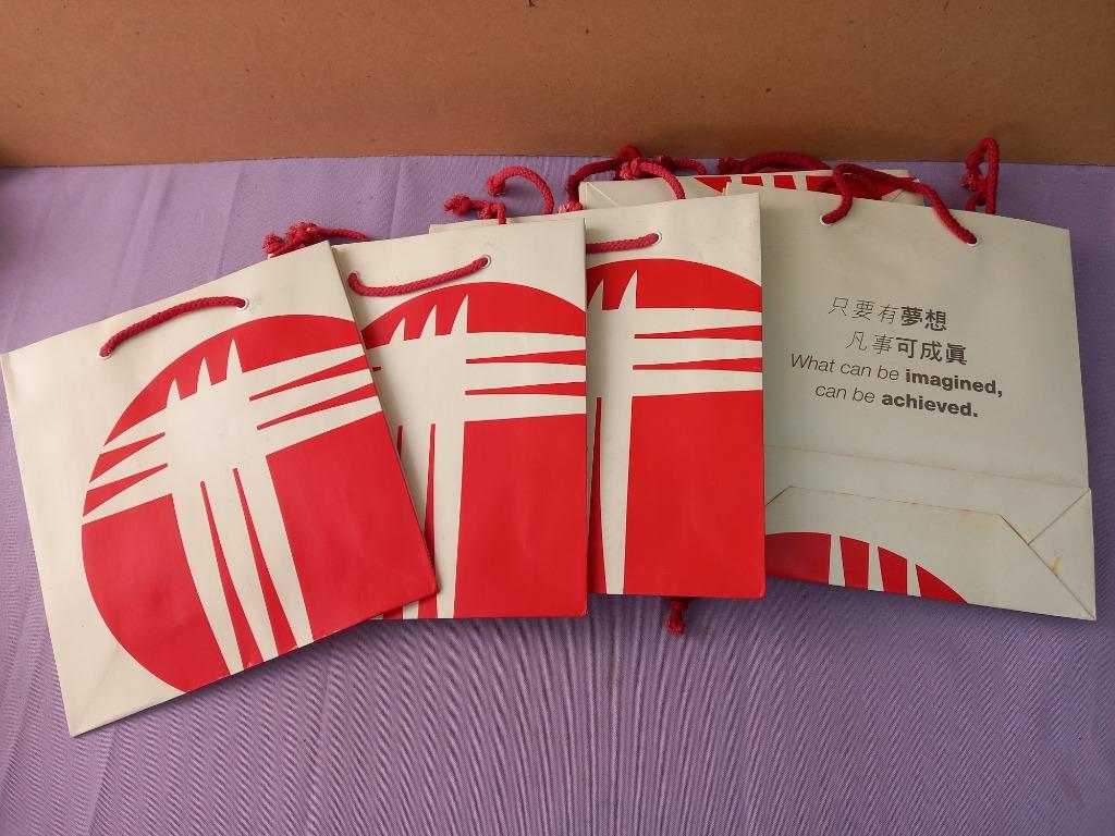 懷舊紙袋香港電訊csl 只要有夢想凡事可成真90年代廣告每個$30, 興趣及遊戲, 收藏品及紀念品, 古董收藏- Carousell