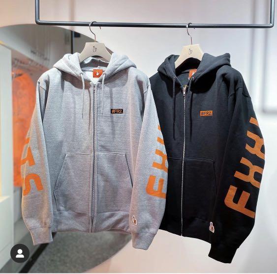 FR2 Arch Logo Zip up Hoodie ブラック サイズL - トップス