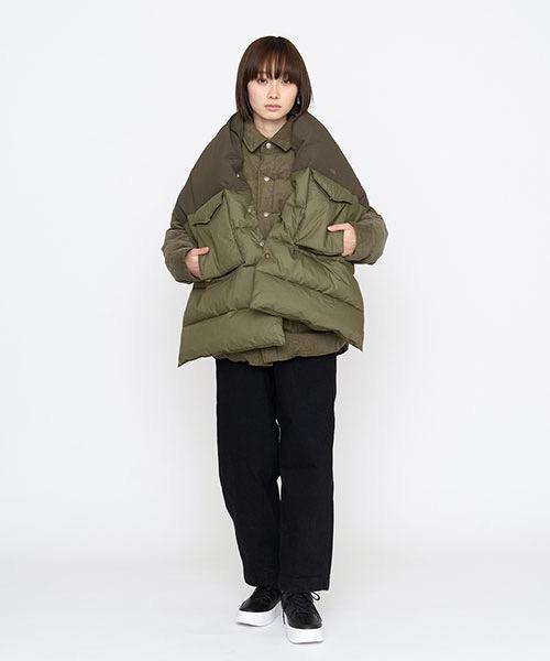 限時減價代訂unisex THE NORTH FACE PURPLE LABEL Field Down Cape, 女裝, 上衣, 其他上衣-  Carousell