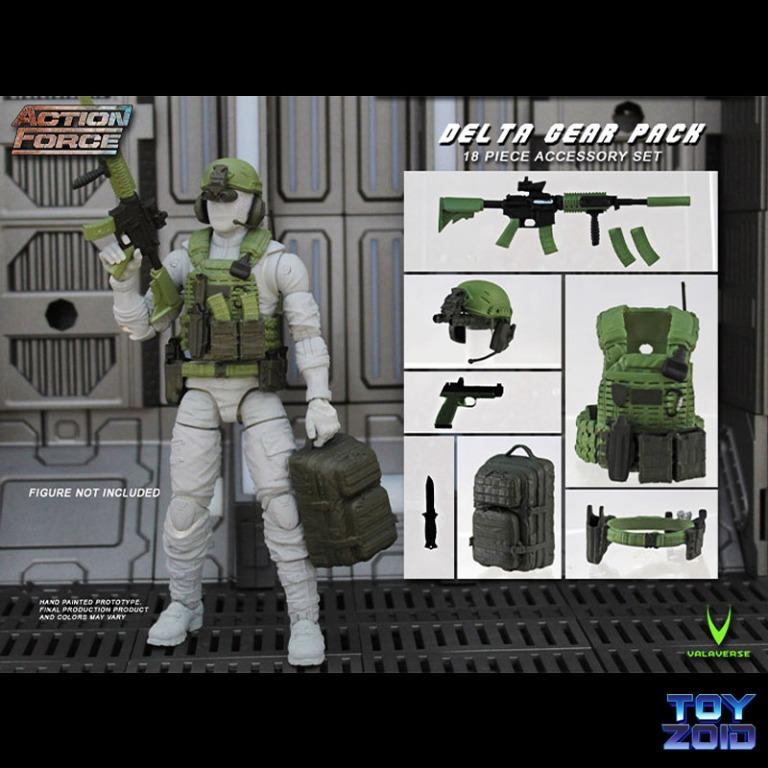 Action Force Delta Gear Pack & Weapons Pack Charlie Accessory Set 1/12