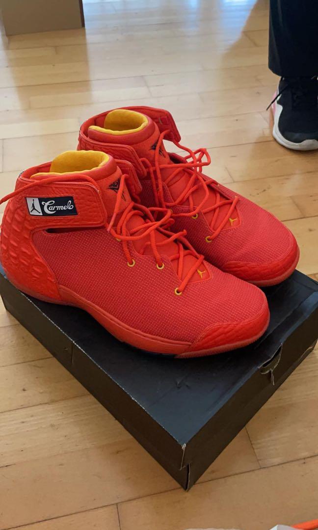 Jordan melo cheap 1.5 orange