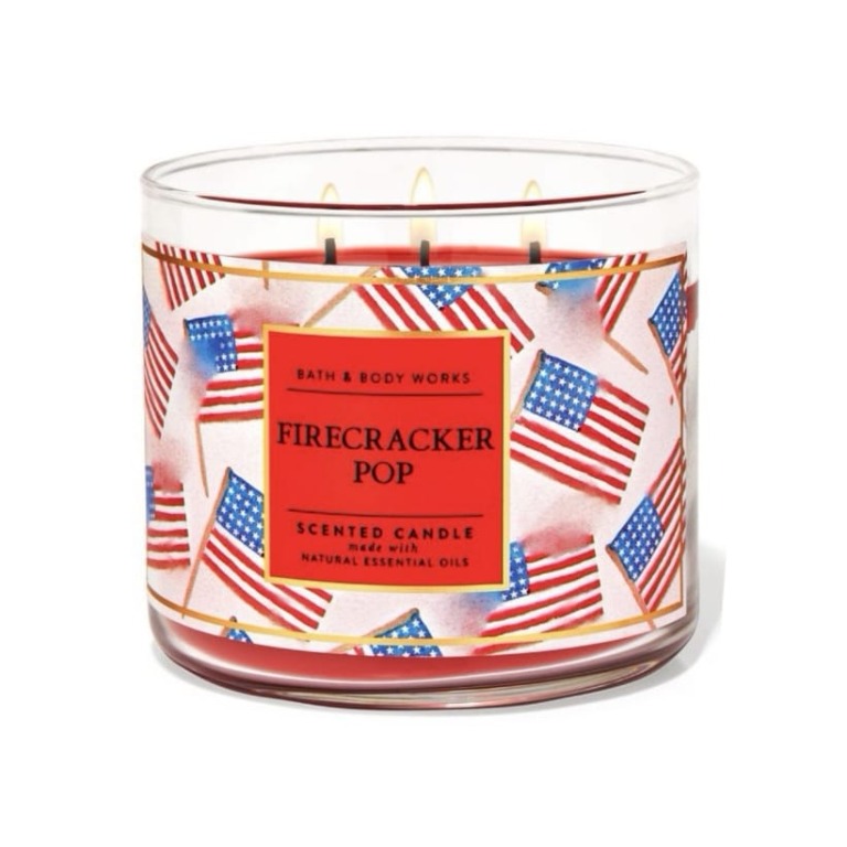 Bath And Body Work Firecracker Pop 3 wick candle, Furniture & Home Living, Home Decor, Other Home Decor on Carousell Bath And Body Work Firecracker Pop 3 wick candle, Furniture & Home Living, Home Decor, Other Home Decor on Carousell