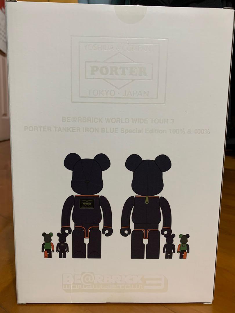 Bearbrick Porter tanker iron blue, 興趣及遊戲, 玩具& 遊戲類- Carousell