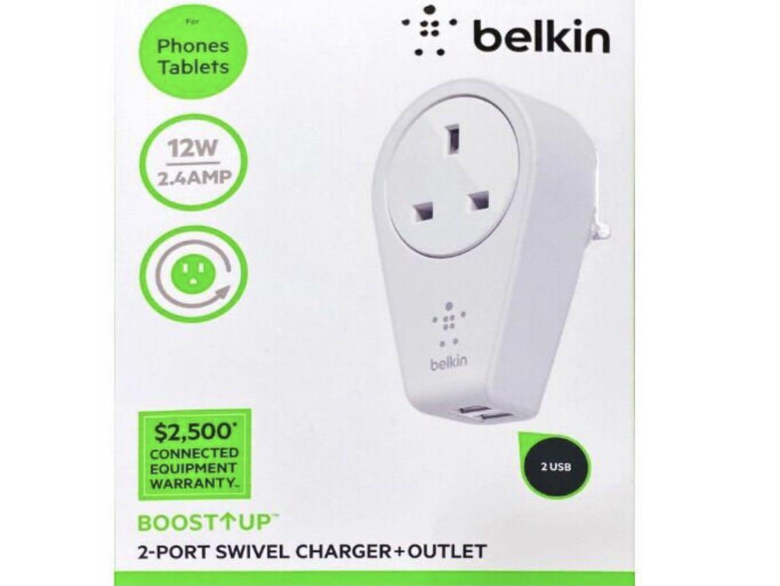 Belkin BOOST↑UP 2.4A Home Charger for iPad Pro / iPhone XR / XS