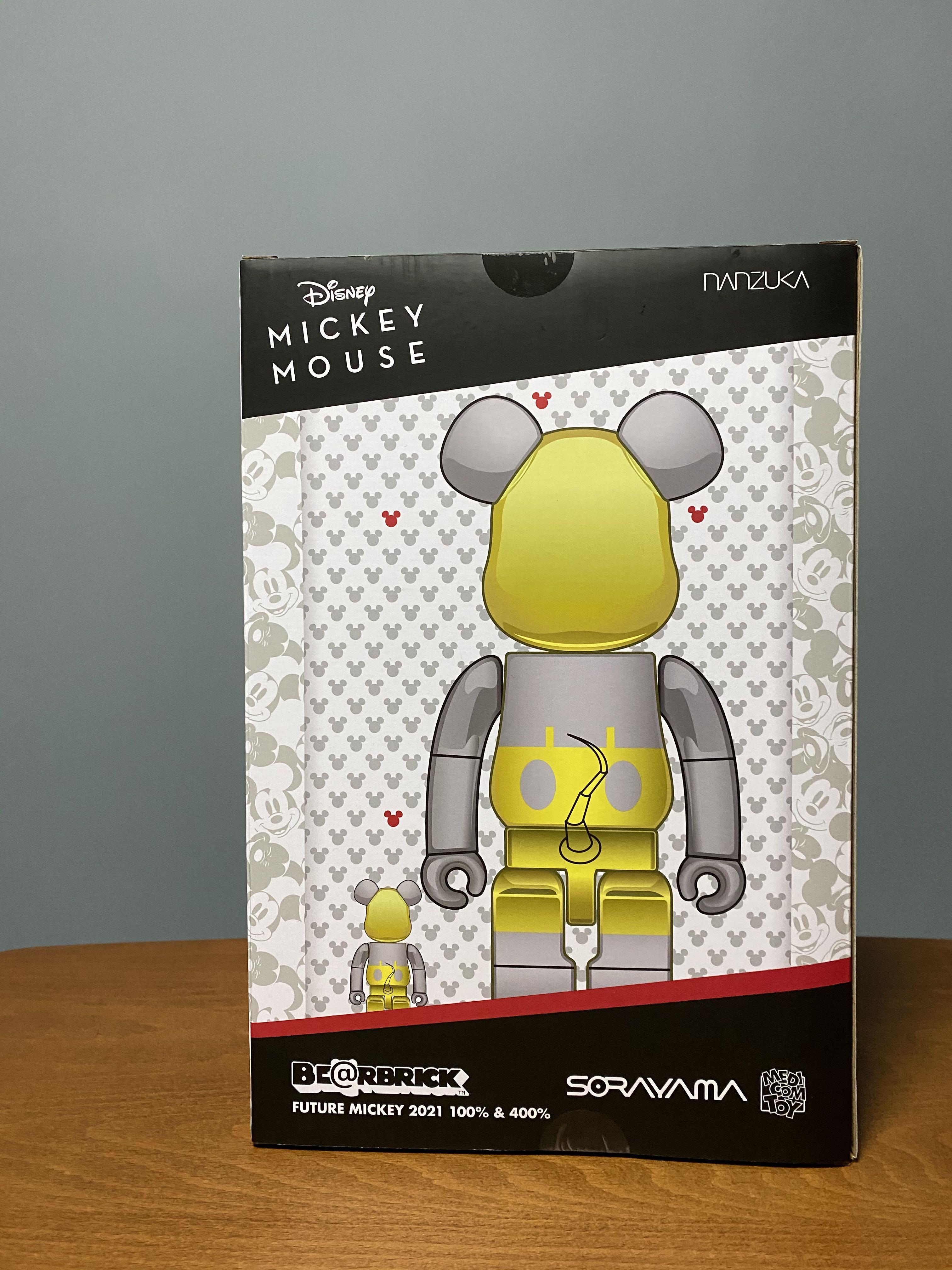 BE@RBRICK現貨Bearbrick 400% 100% 空山基米奇Mickey Mouse Sorayama
