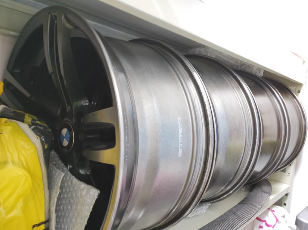 Chrome 437m Rims BMW M4 437M original forged wheels (no tyres), Car Accessories, Tyres ...
