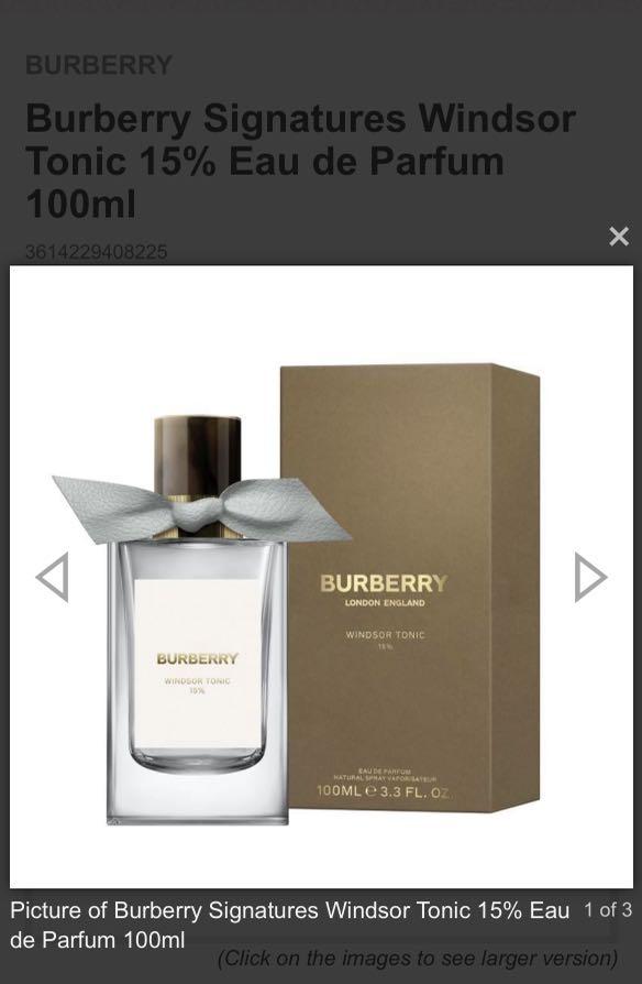 burberry windsor tonic