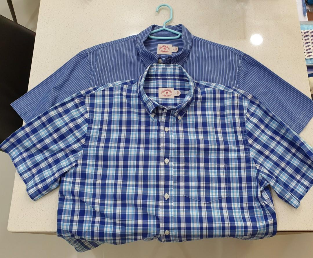 branded men dress shirts (brooks brothers), men's fashion, tops