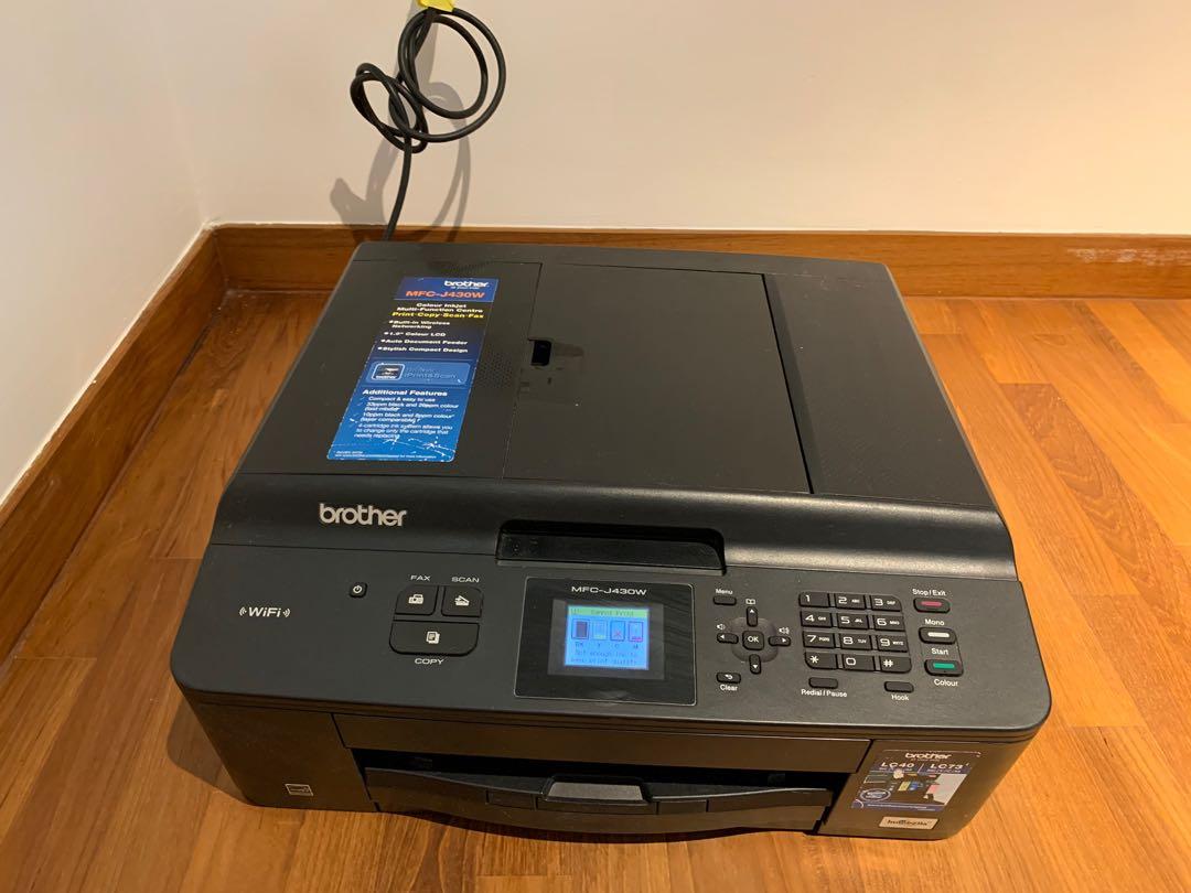 Brother Printer MFC-J430W, Computers & Tech, Printers ...