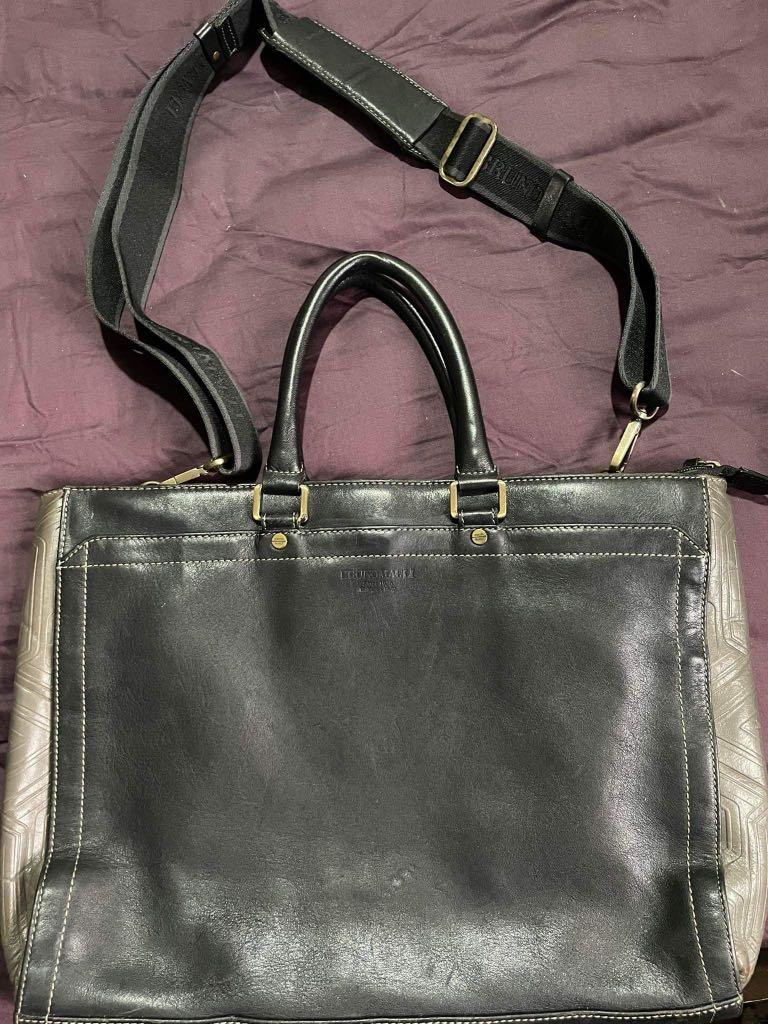 bruno magli laptop bag (Category: Shoulder Bags) located in Cainta. Submitted by sanri0girl (Listing ID 1136032095, Image 1). Description: original and authentic, im selling for my mom price negotiable for sure buyer, with freebie bag of choice din if sure .