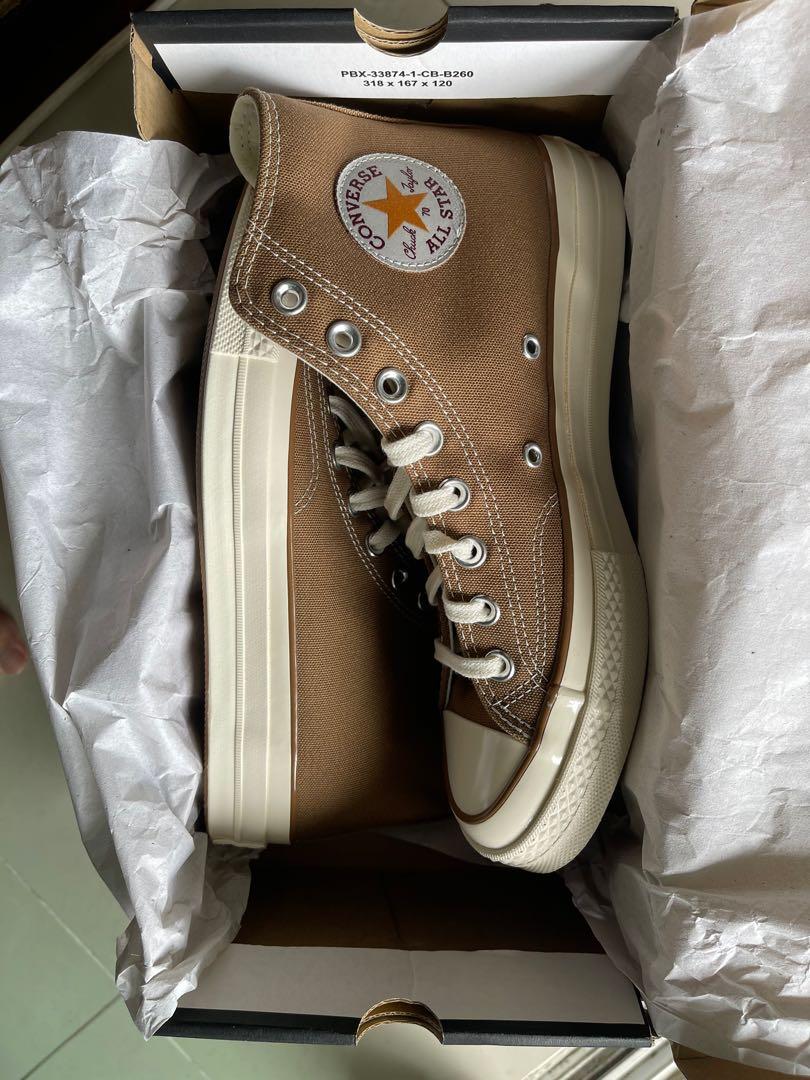 CARHARTT WIP X CONVERSE CHUCK 70 HI ICONS HAMILTON BROWN 7