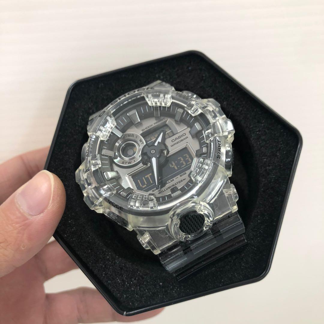 CASIO G-Shock #GA-700SK-1A, 名牌, 手錶- Carousell