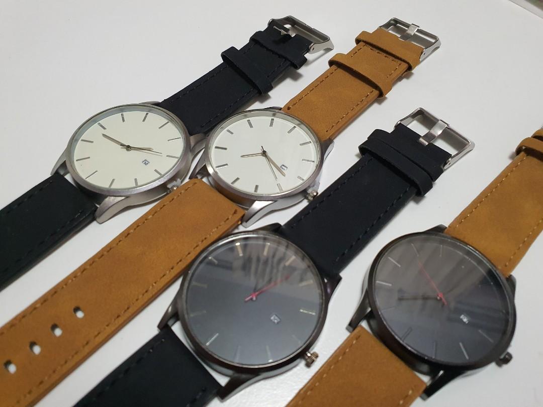 Casual trendy fashion new wrist watch 5 per piece with minimum purchase of any 6. 1 for 10. Self collect discount 20